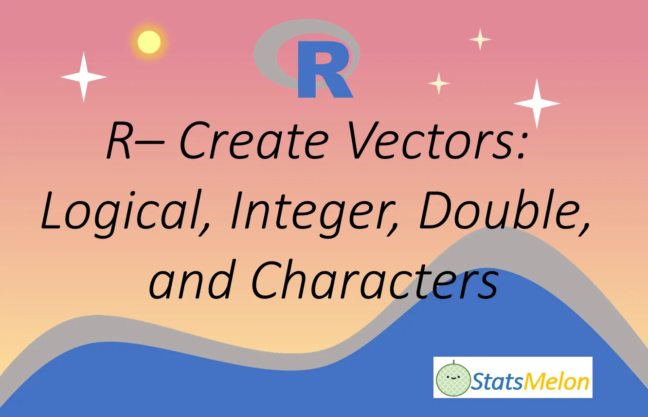 create vector in r logical integer double character