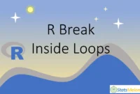 r break inside loop